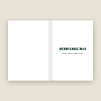 Inside the Glasgow Christmas card: Merry Christmas and a Happy New Year