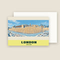The Tower of London winter Christmas card with its envelope