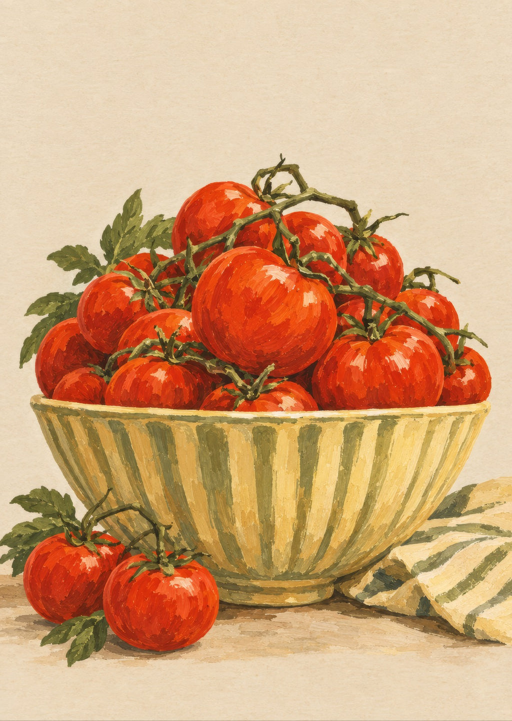 Tomatoes in the Sun — artwork detail