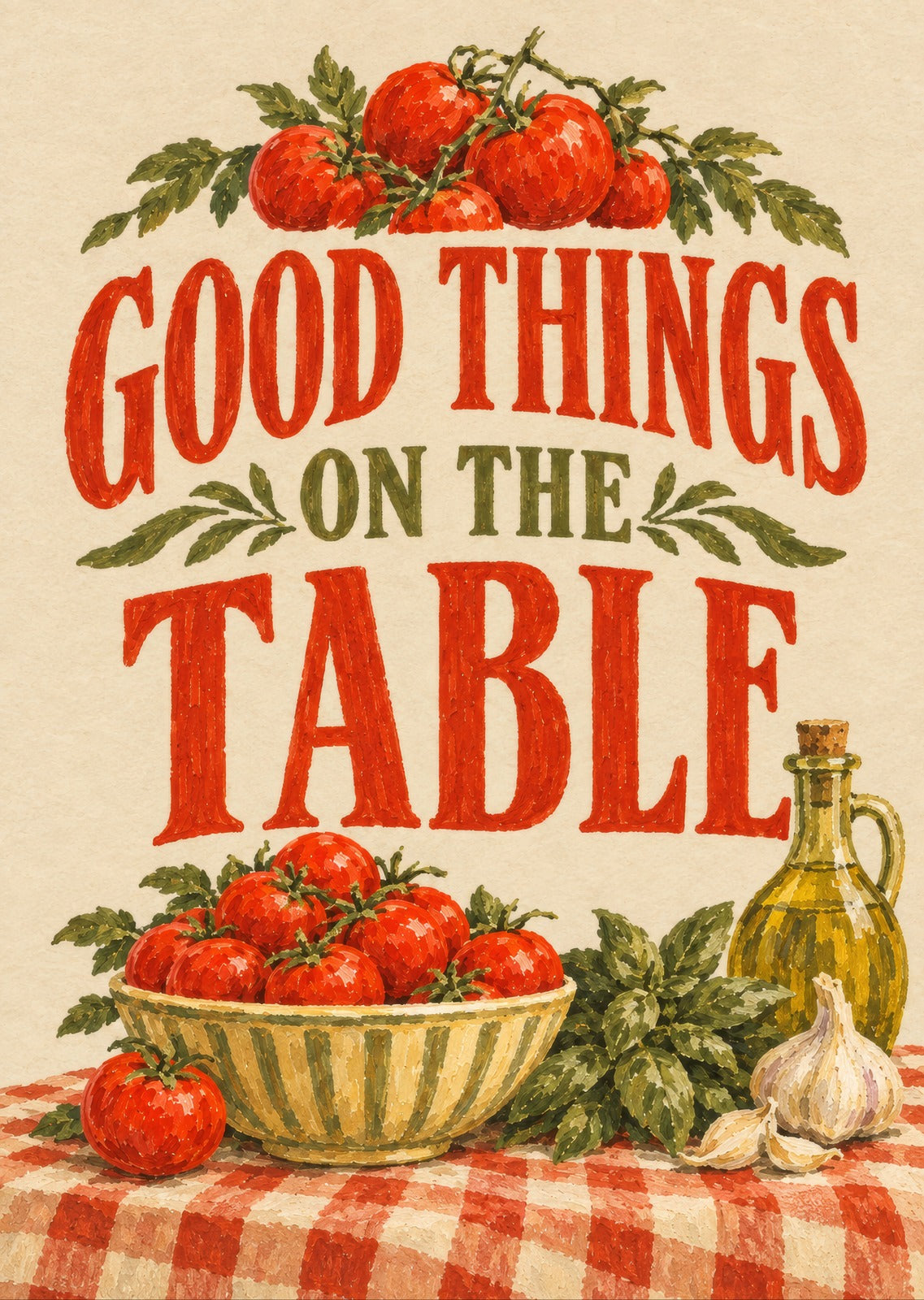 Good Things on the Table — artwork detail