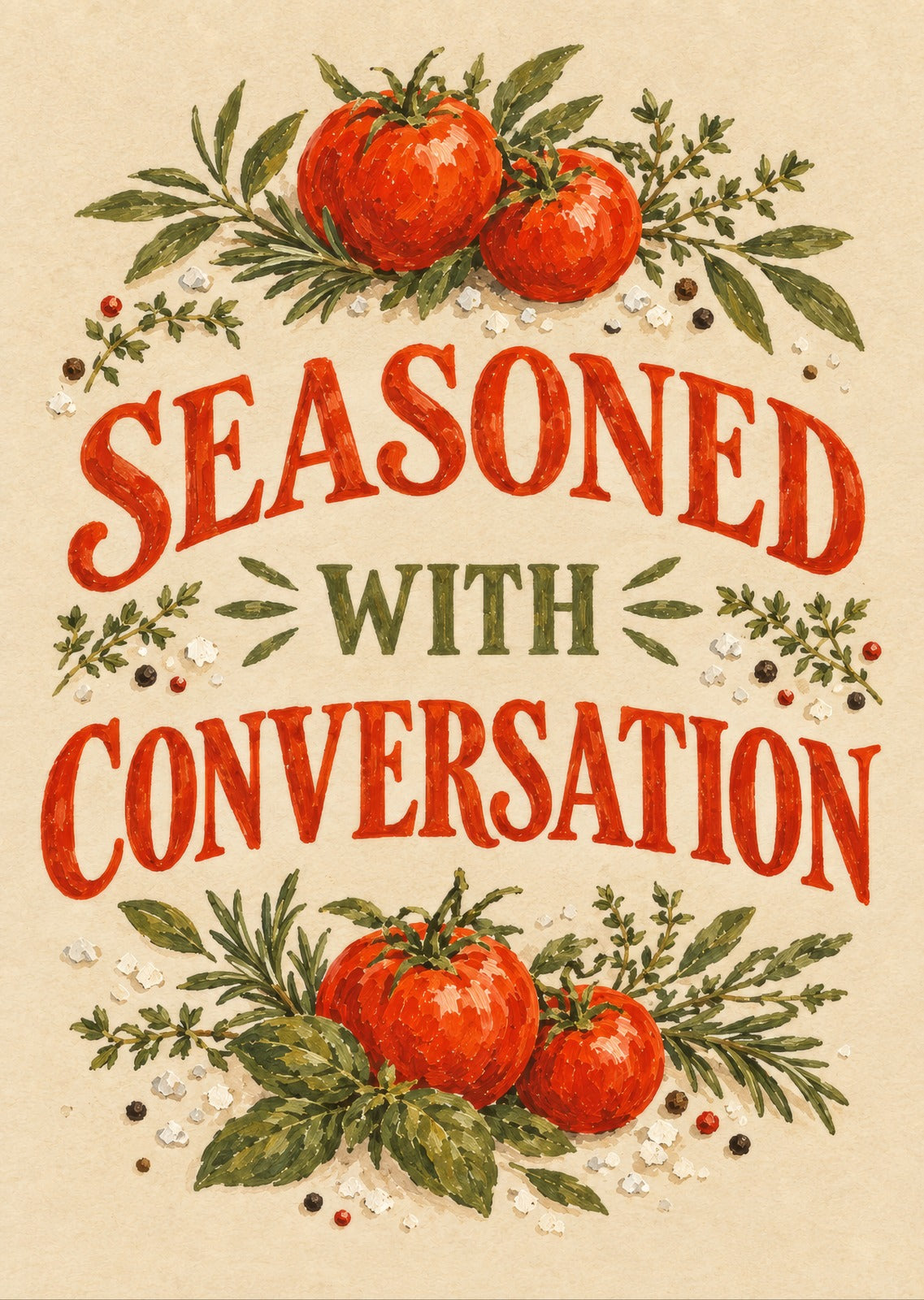 Seasoned with Conversation — artwork detail