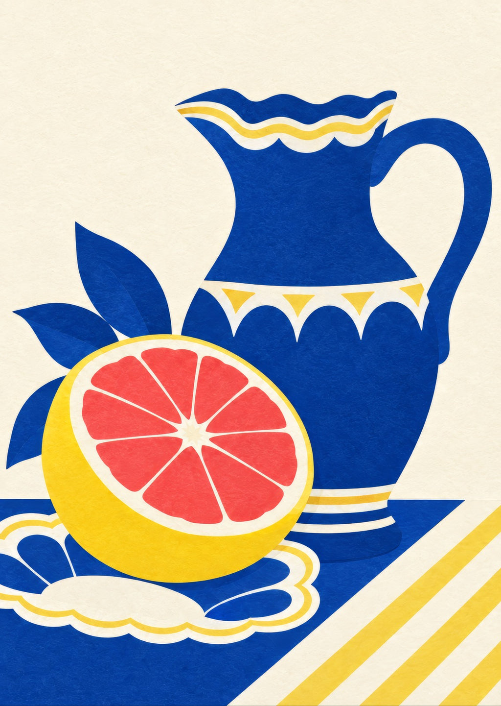 Grapefruit and Jug — artwork detail