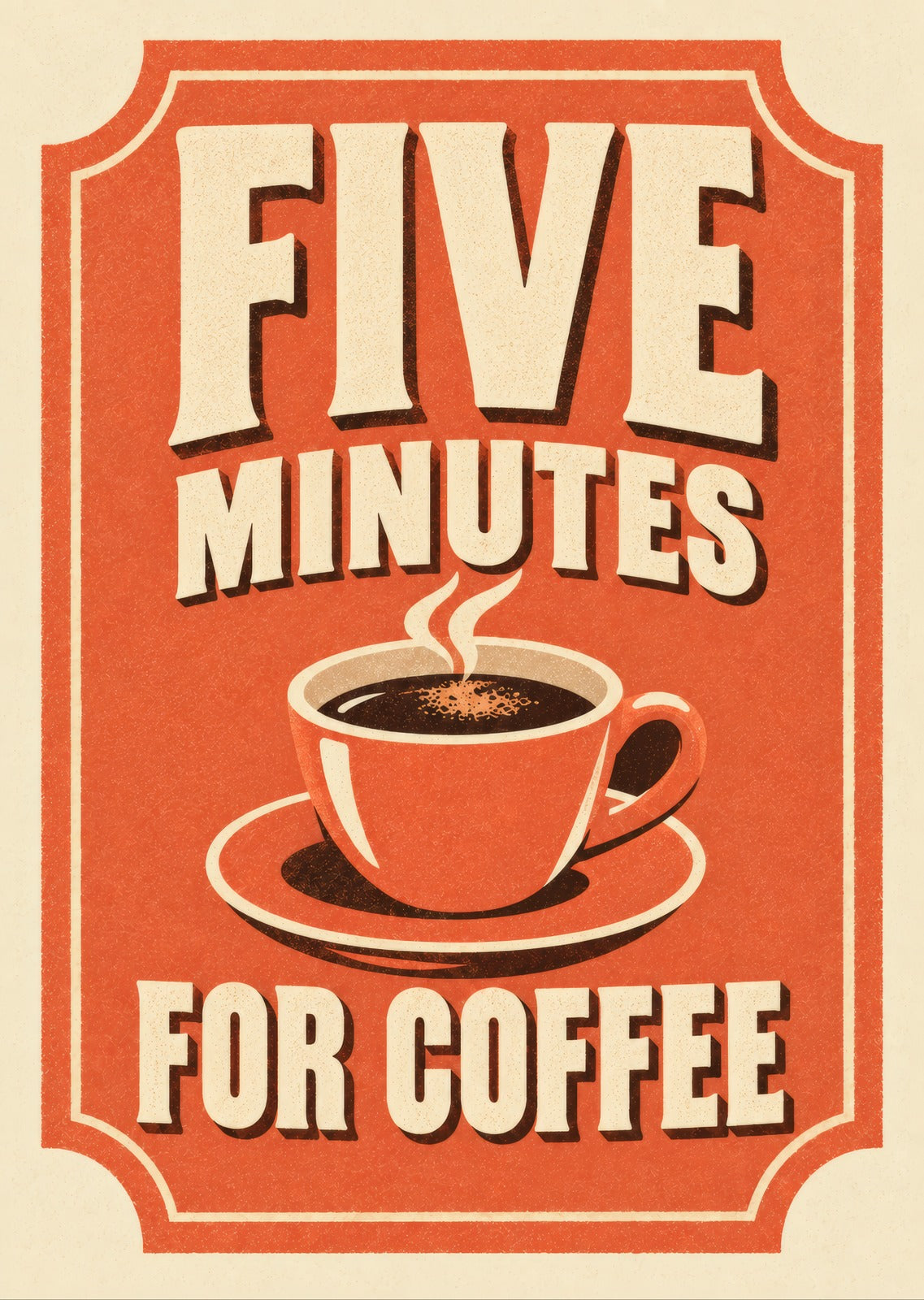 Five Minutes for Coffee — artwork detail