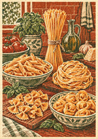 The Pasta Shapes Study — artwork detail