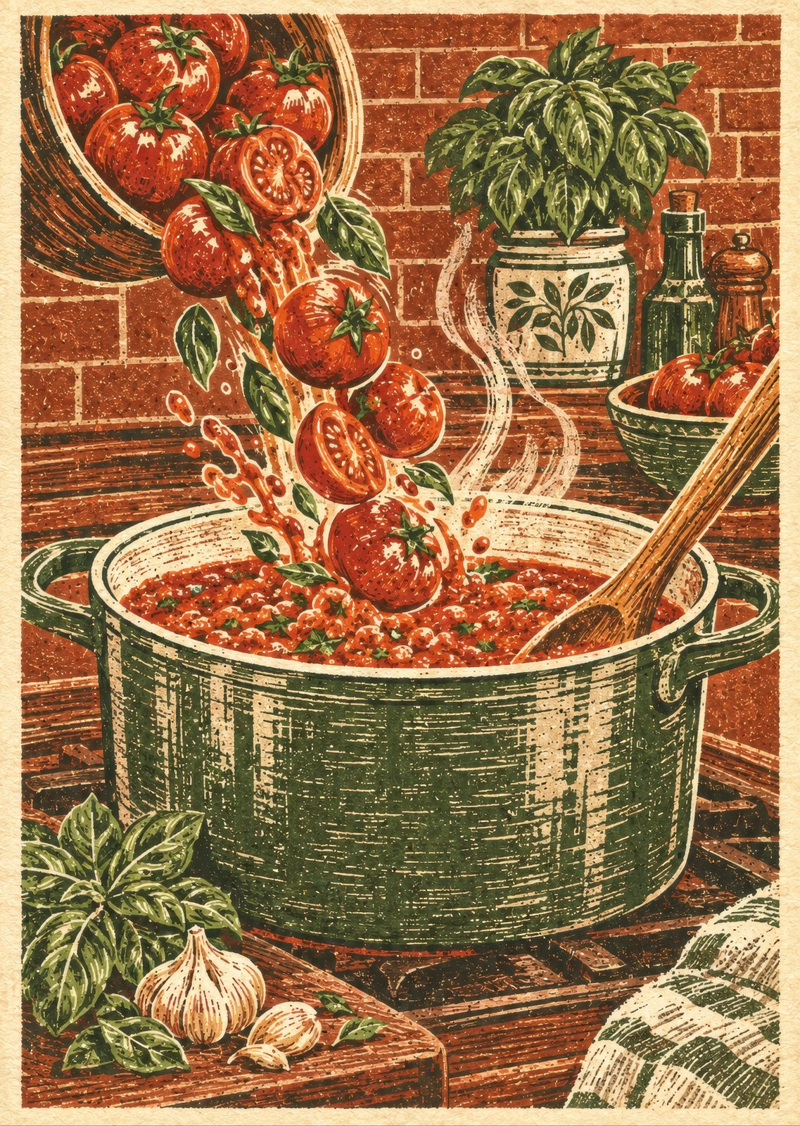 Sauce on the Stove — artwork detail