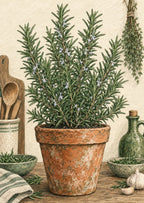Rosemary Pot Study — artwork detail