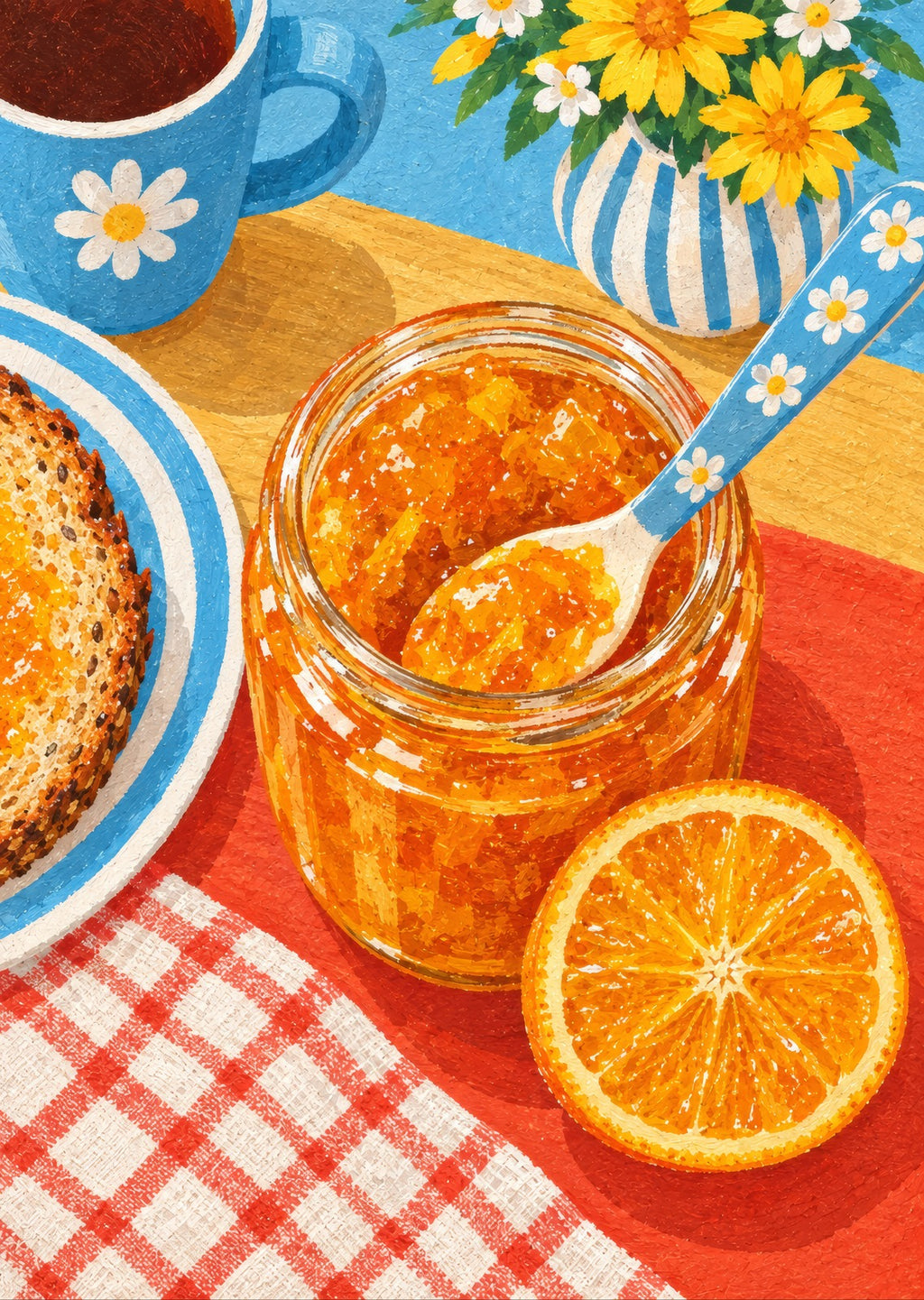 The Marmalade Morning — artwork detail