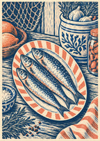 Sardines and Stripes — artwork detail