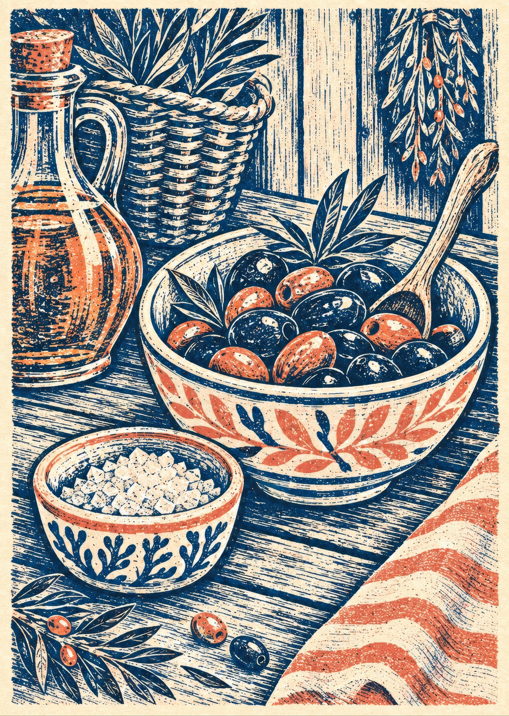 Sea Salt and Olives — artwork detail