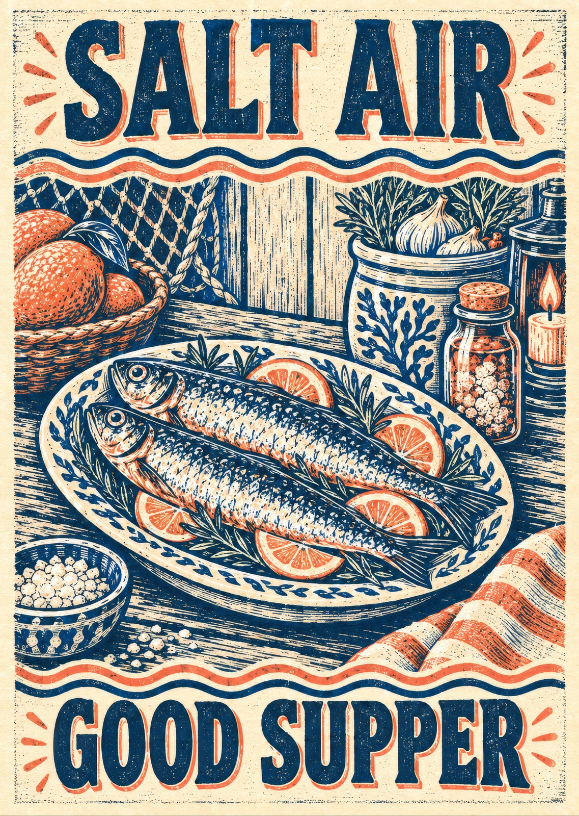 Salt Air Good Supper — artwork detail