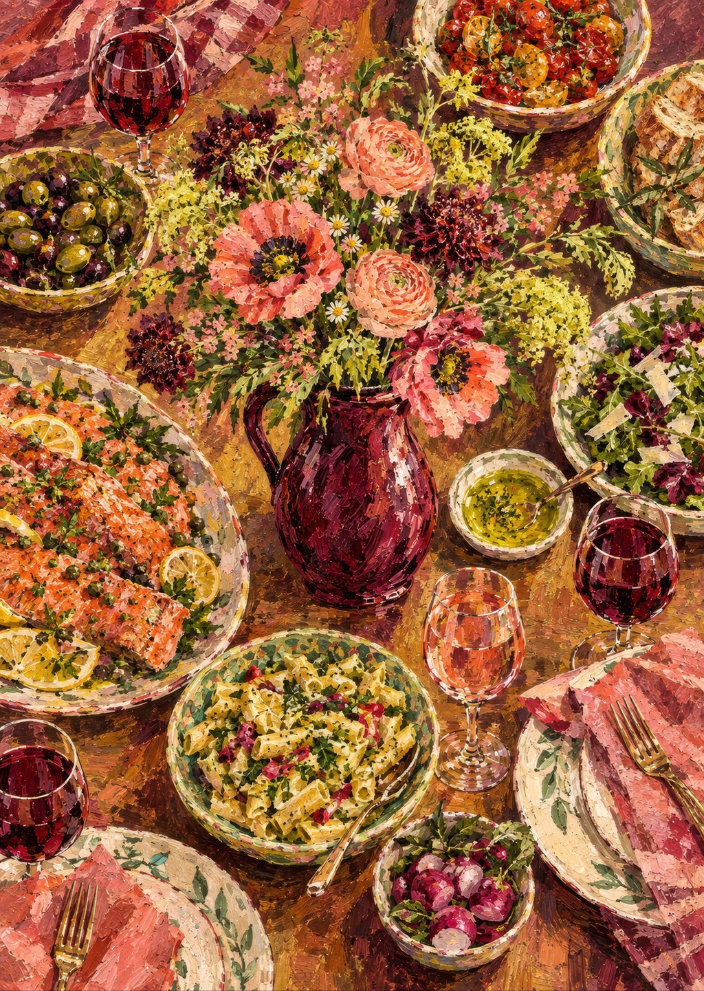 A Table for Six — artwork detail