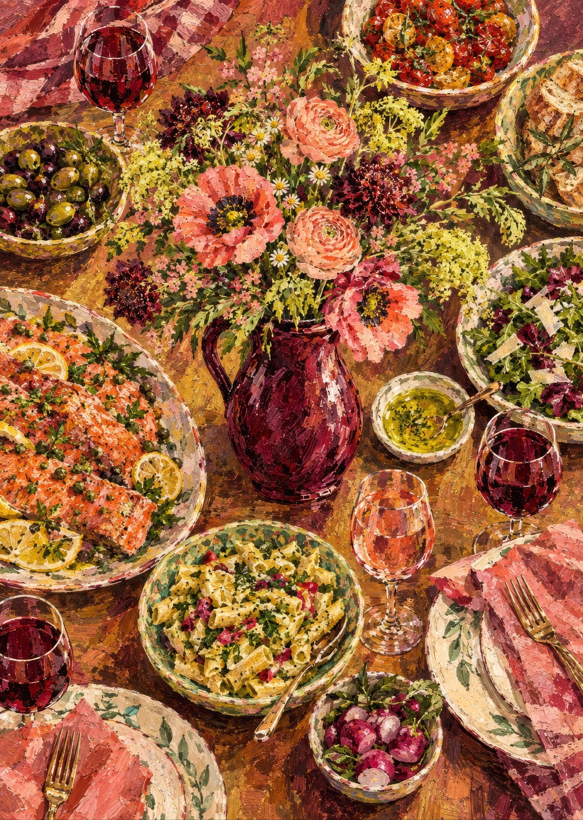 A Table for Six — artwork detail