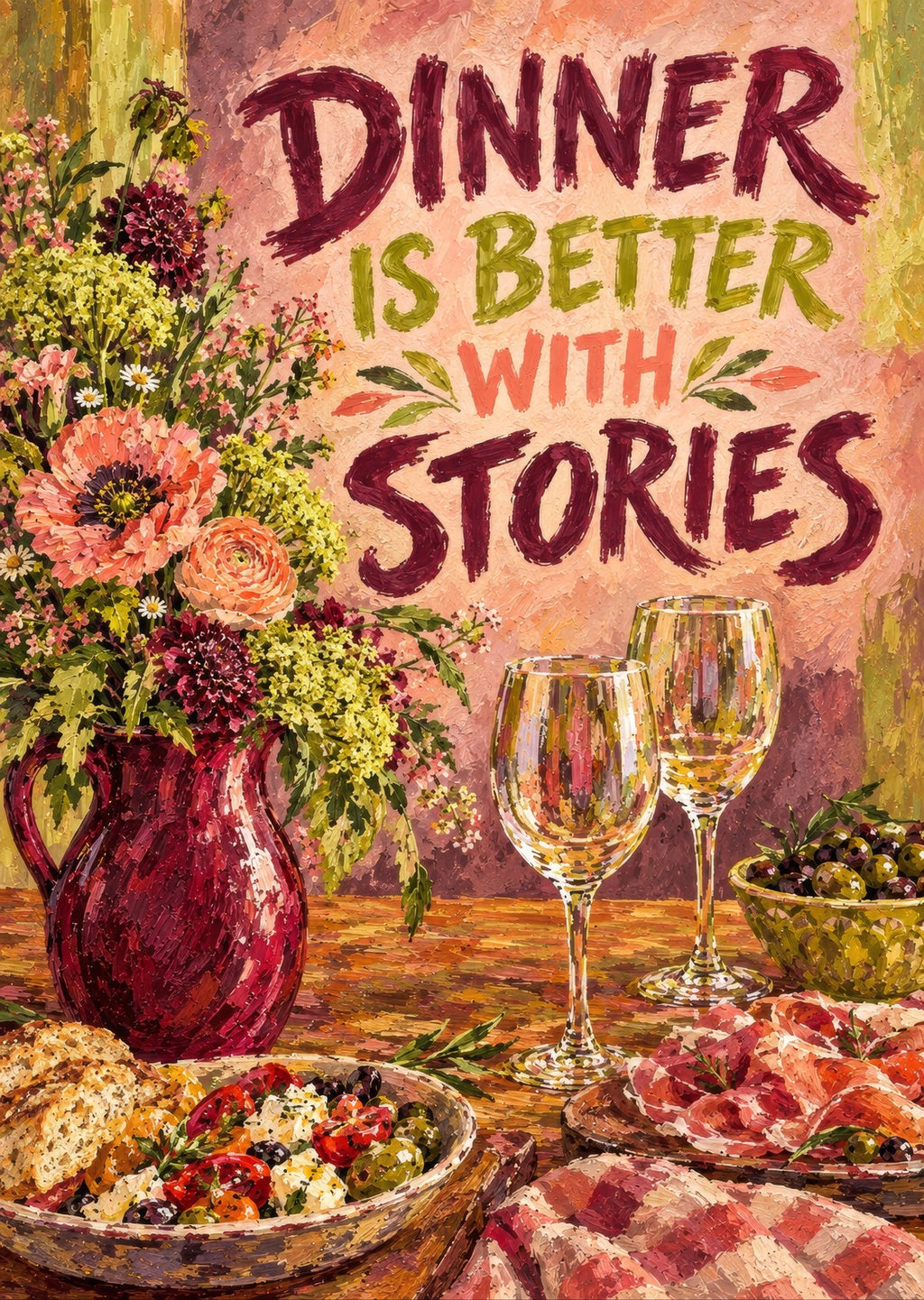 Dinner Is Better with Stories — artwork detail