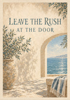 Leave the Rush at the Door — artwork detail
