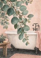 Eucalyptus Over the Tub — artwork detail
