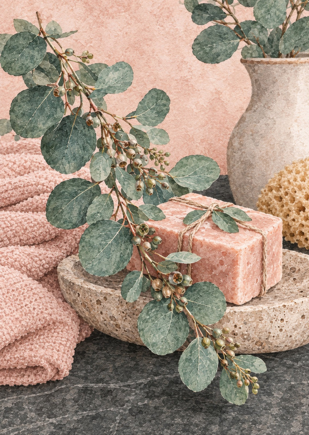 Lavender and the Soap Dish — artwork detail