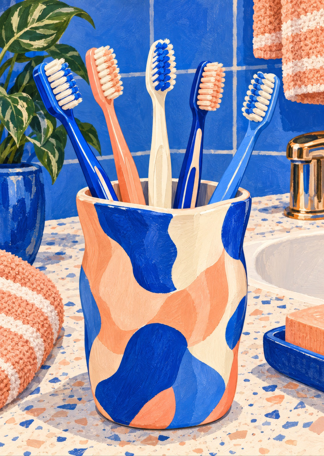 The Toothbrush Orchestra — artwork detail