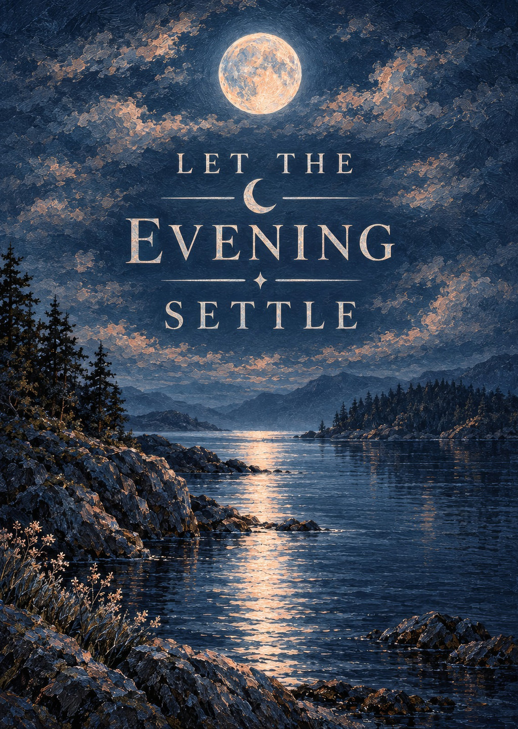 Let the Evening Settle — artwork detail