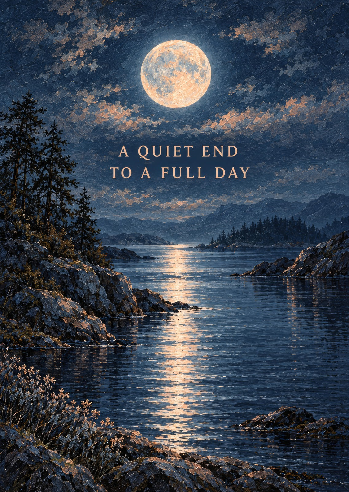 A Quiet End to a Full Day — artwork detail