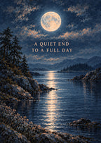 A Quiet End to a Full Day — artwork detail