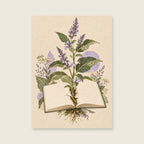 Ideas Take Root — Botanical collage home office art print