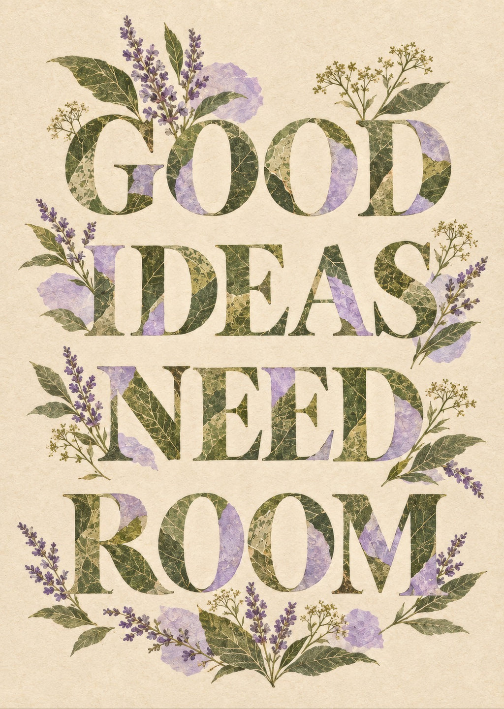 Good Ideas Need Room — artwork detail