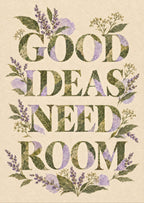 Good Ideas Need Room — artwork detail