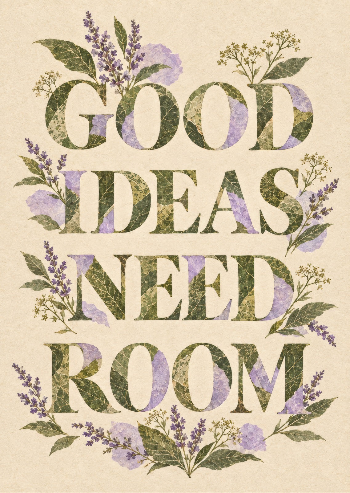 Good Ideas Need Room — artwork detail