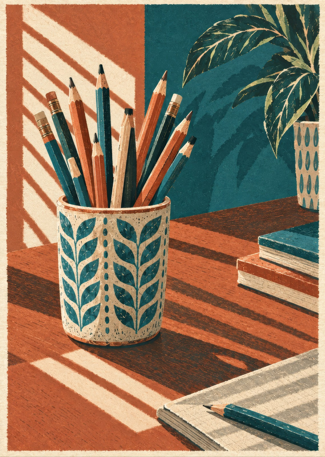 The Pencil Jar Study — artwork detail