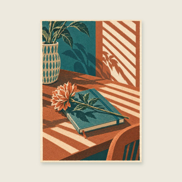 Notes and a Stem Art Print