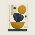 Balanced Blocks — Bauhaus-inspired geometry home office art print