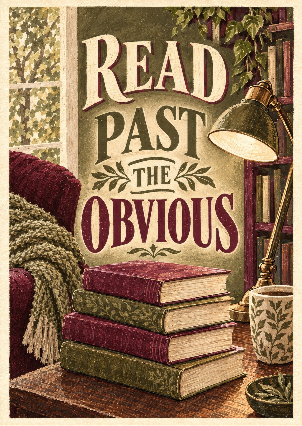Read Past the Obvious — artwork detail