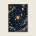 Orbit Study One — Scientific-inspired graphic art home office art print
