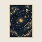 Orbit Study One — Scientific-inspired graphic art home office art print