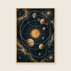 The Eclipse Diagram — Scientific-inspired graphic art home office art print