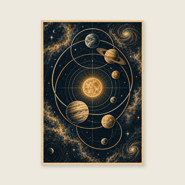The Eclipse Diagram Art Print