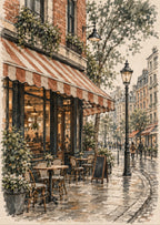 The Imaginary Corner Cafe — artwork detail