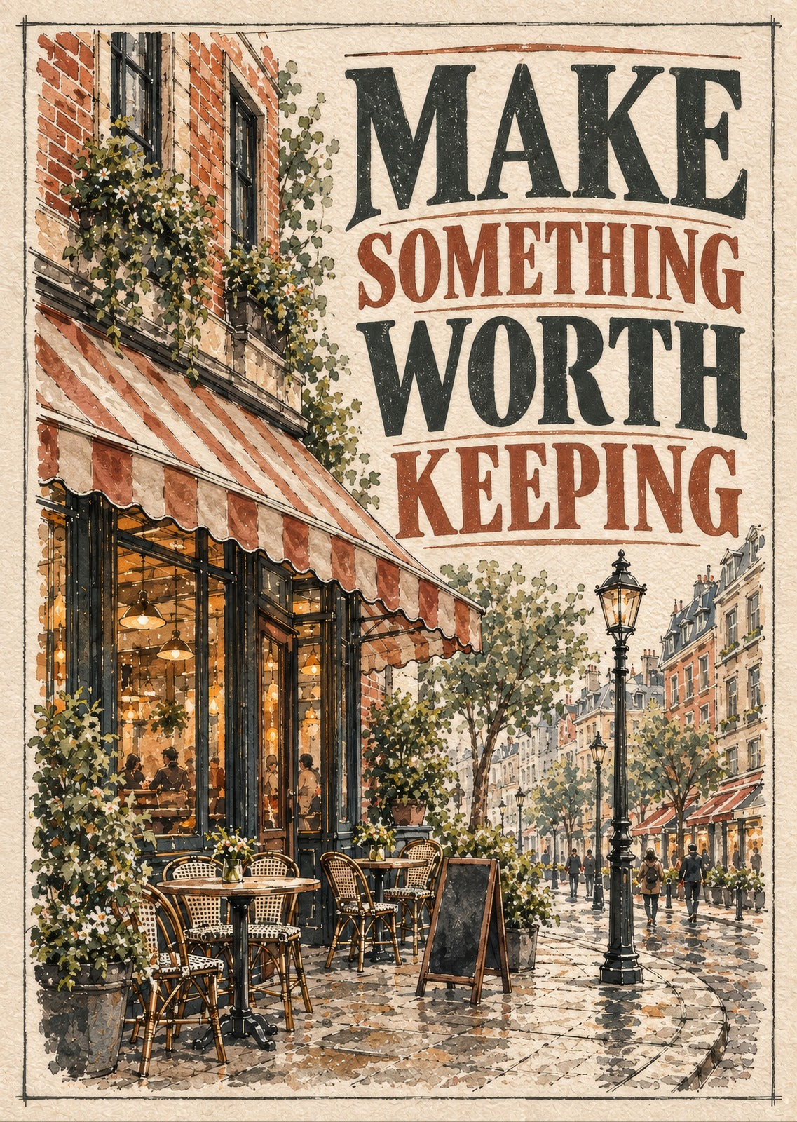 Make Something Worth Keeping — artwork detail