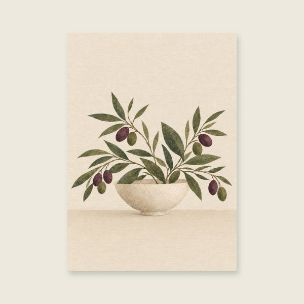 Wildflowers in the Wide Bowl Art Print