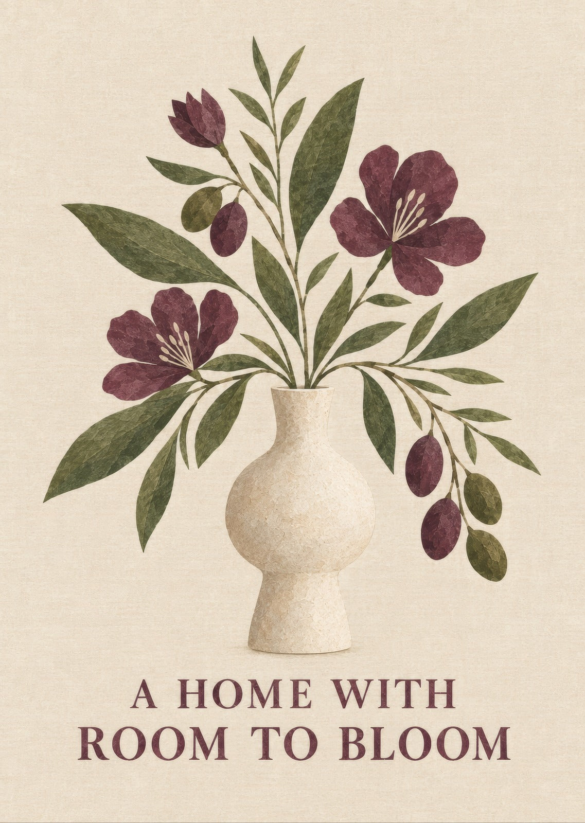 A Home with Room to Bloom — artwork detail