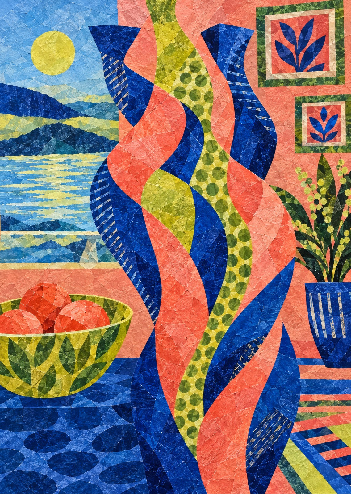 Interlocking Colour Forms — artwork detail