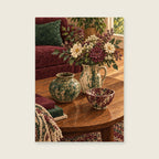 Three Pots at Dusk — Still-life gouache living room art print