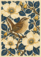 The Wren and the Wild Rose — artwork detail