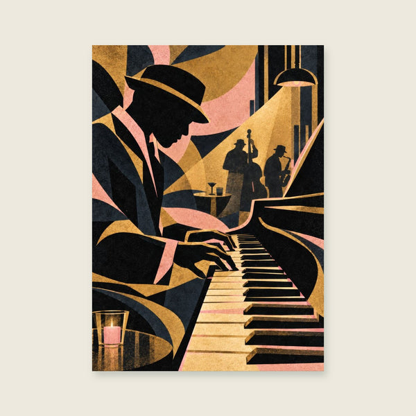 Piano at Last Light Art Print