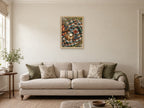 The Picnic Blanket — A2 artwork shown in a room with a natural wood frame; select a framed finish to include a frame