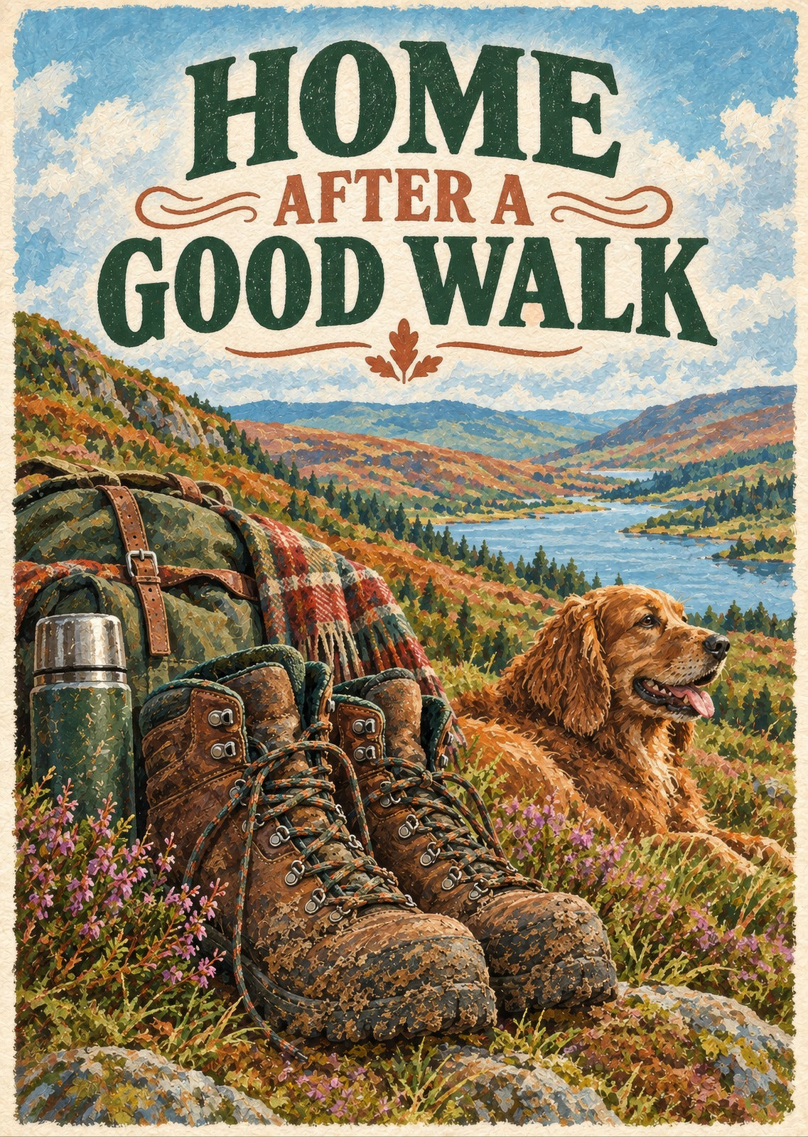 Home After a Good Walk — artwork detail