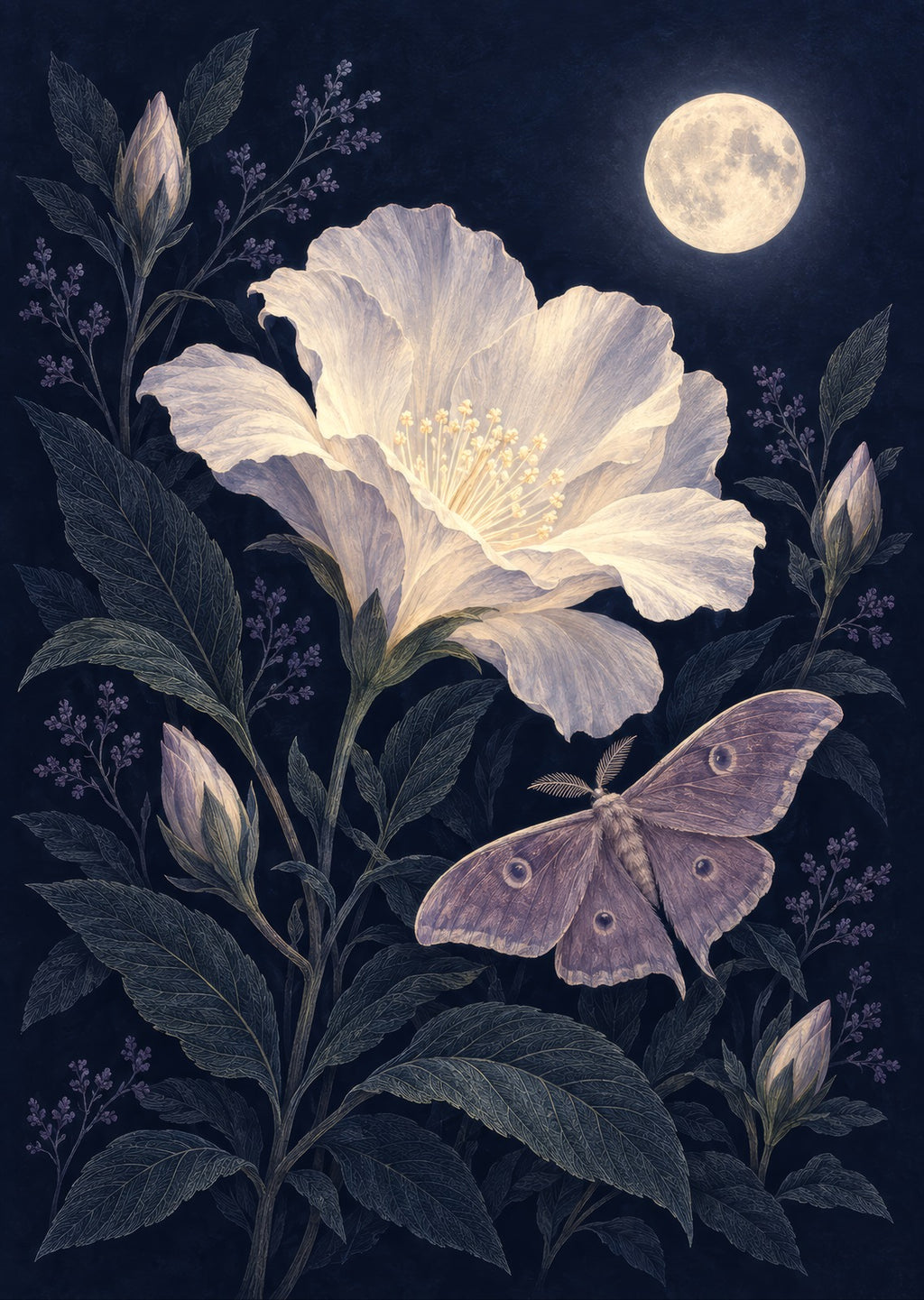Night Blooming Stem — artwork detail