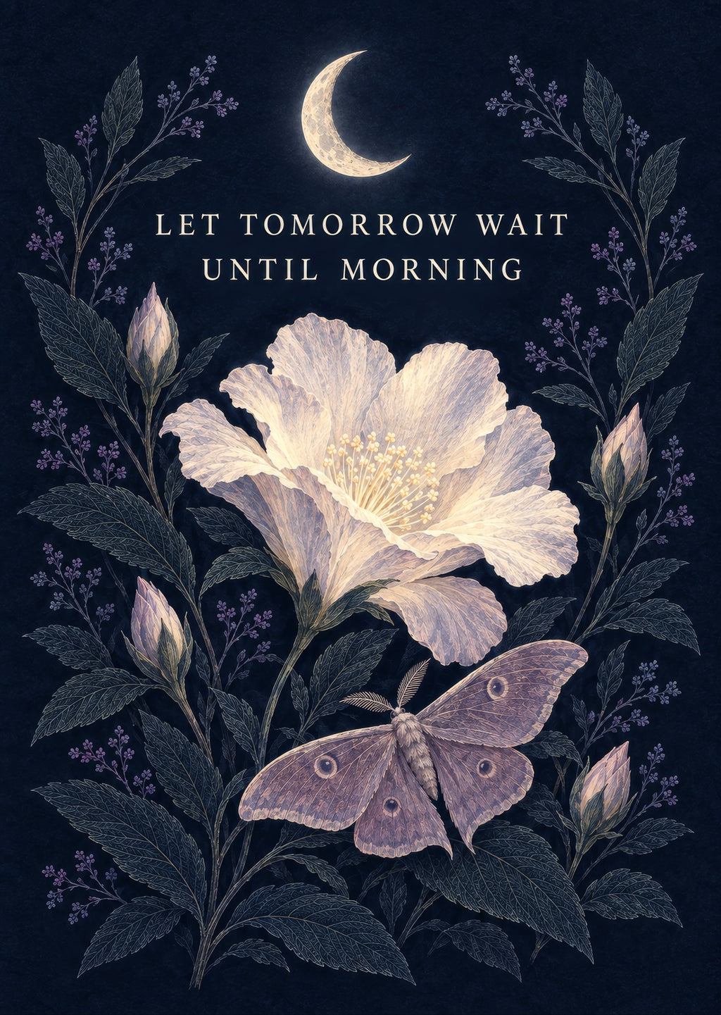 Let Tomorrow Wait Until Morning — artwork detail