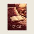 A Small Chapter of Calm — Editorial still life bedroom art print
