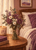 Flowers on the Bedside — artwork detail
